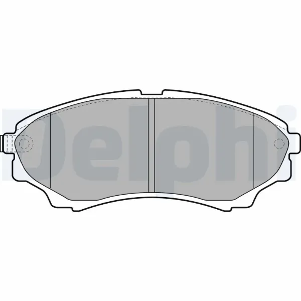 Передние тормозные колодки LP2036 Delphi
