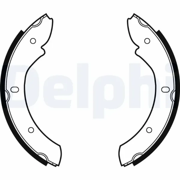 Задние барабанные колодки LS1866 Delphi