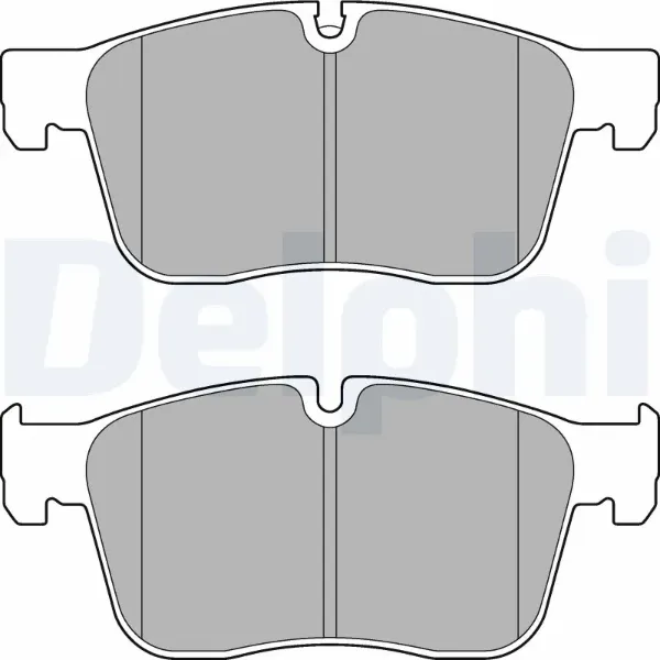 Передние тормозные колодки LP3187 Delphi