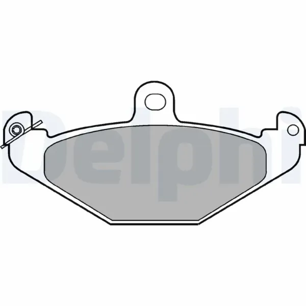 Задние тормозные колодки LP821 Delphi
