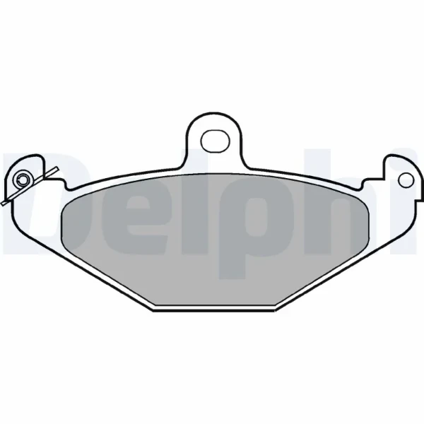 Задние тормозные колодки LP821 Delphi
