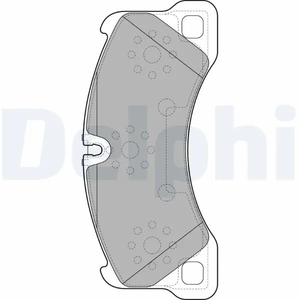 Передние тормозные колодки LP2117 Delphi