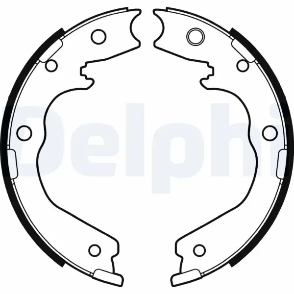 Задние барабанные колодки LS2137 Delphi