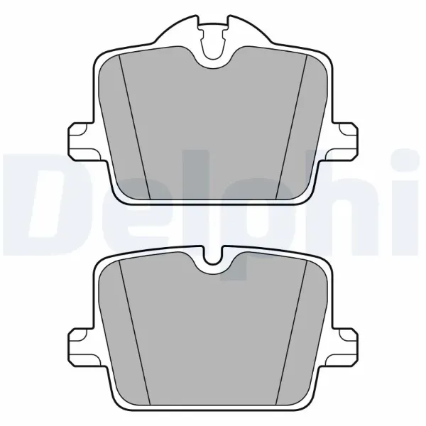 Задние тормозные колодки LP3605 Delphi