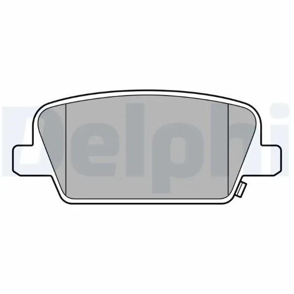 Задние тормозные колодки LP3554 Delphi