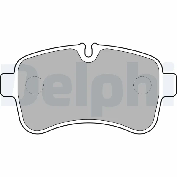 Задние тормозные колодки LP2040 Delphi