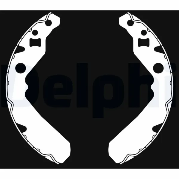 Задние барабанные колодки LS2015 Delphi