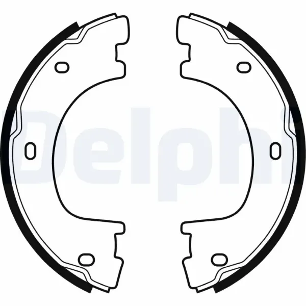 Колодки ручника LS2054 Delphi