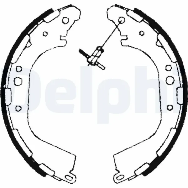 Задние барабанные колодки LS1709 Delphi
