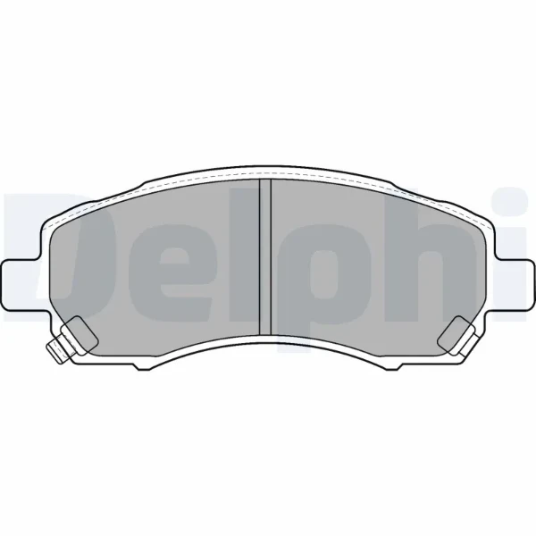Передние тормозные колодки LP1545 Delphi