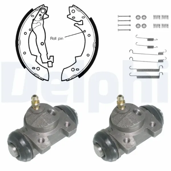 Задние барабанные колодки 768 Delphi