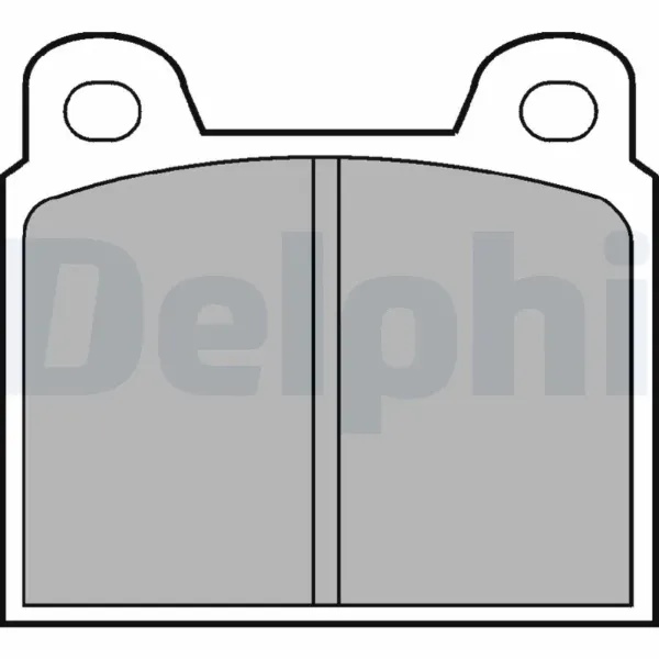 Передние тормозные колодки LP20 Delphi