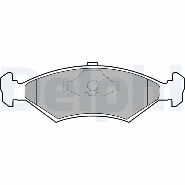 Передние тормозные колодки LP204 Delphi