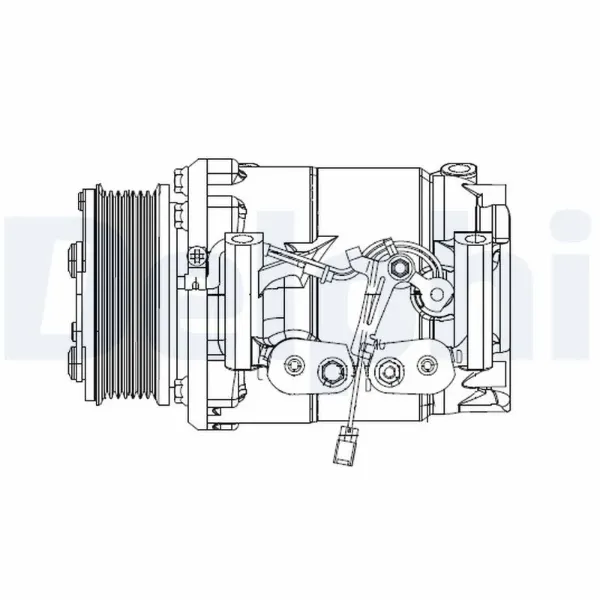Компрессор кондиционера CS20492 Delphi
