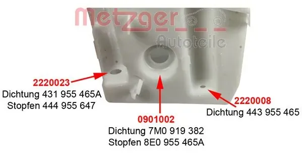 Бачок омывателя лобового стекла Volkswagen Golf VI универсал (AJ5) (2009 - 2014) цена, от 15.22 USD