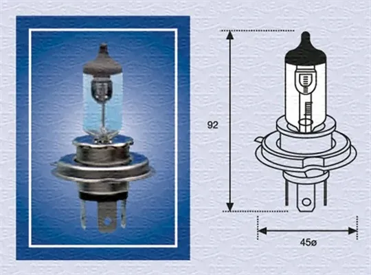 Лампочка галогенная 002156100000 Magneti Marelli