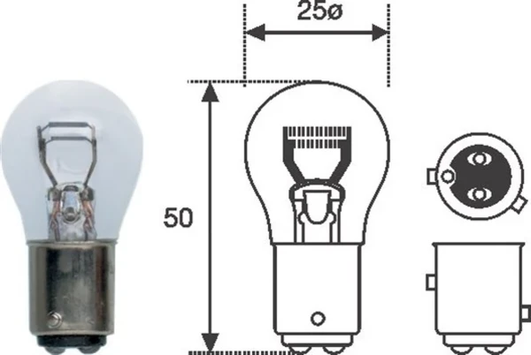 Лампочка 008529100000 Magneti Marelli