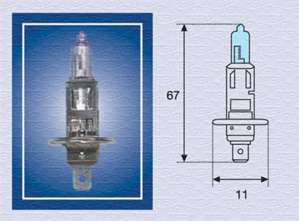 Лампочка галогенная 002601100000 Magneti Marelli