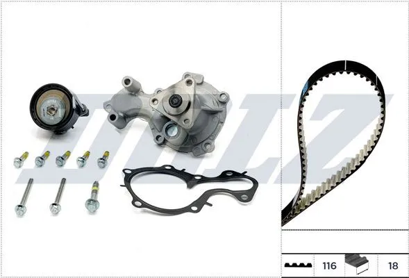 Комплект ГРМ KD178IO Dolz