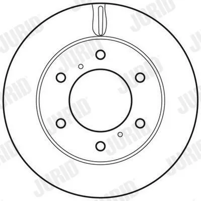 Передние тормозные диски 562695JC Jurid/Bendix