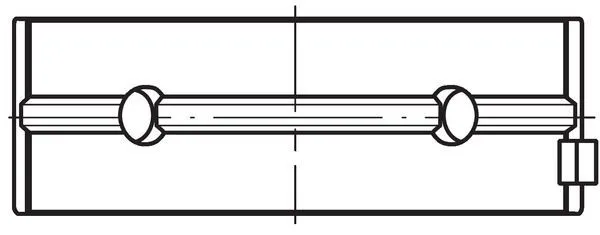 Вкладыши коленвала коренные, комплект, 1-й ремонт (+0,25) 227HL21666025 Mahle Original