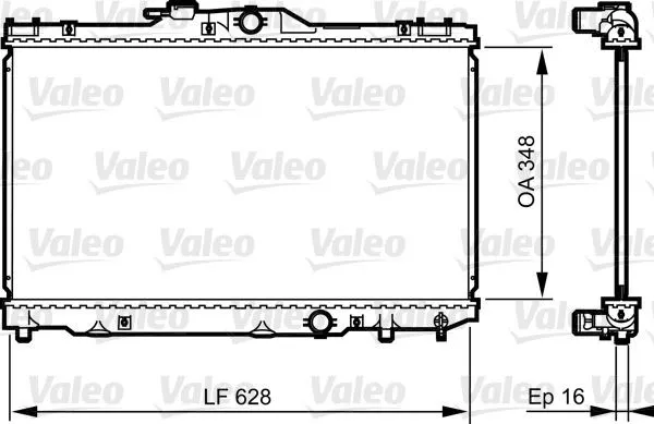 Радиатор 735415 VALEO