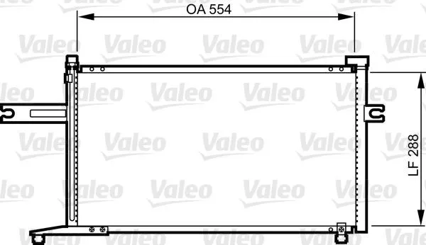 Радиатор кондиционера 814300 VALEO