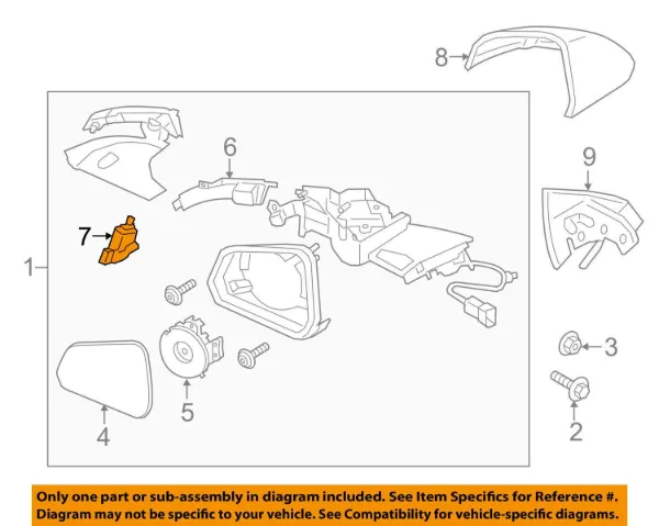 Фонарь подсветки ног, передний FR3Z13B375B Ford