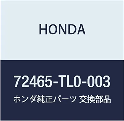 Молдинг двери передней левой верхний HONDA 72465TL0003
