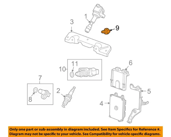 Датчик детонации 30530RB0004 Honda