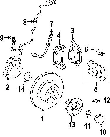 Купить A0009904360 Mercedes Гайка передней ступицы