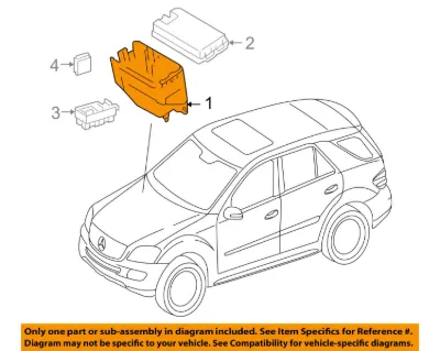 Корпус блока предохранителей MERCEDES 1645400624