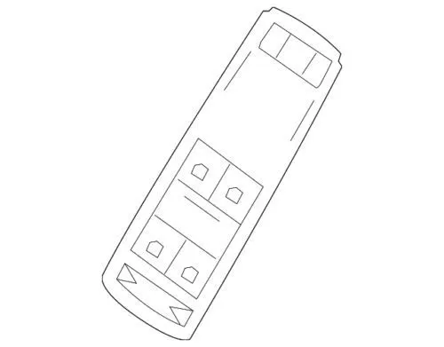 Кнопочный блок управления стеклоподъемником передний левый Mercedes A1729056800 цена, от 40.82 USD