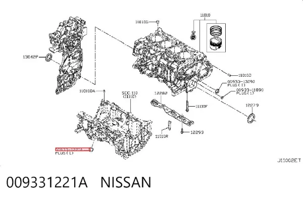  009331221A Nissan/Infiniti