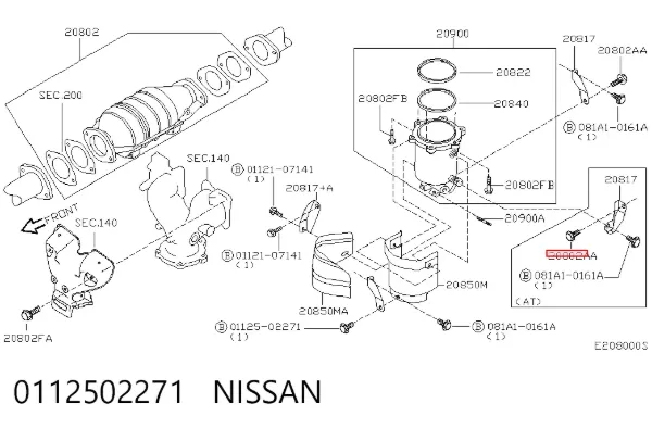  0112502271 Nissan/Infiniti