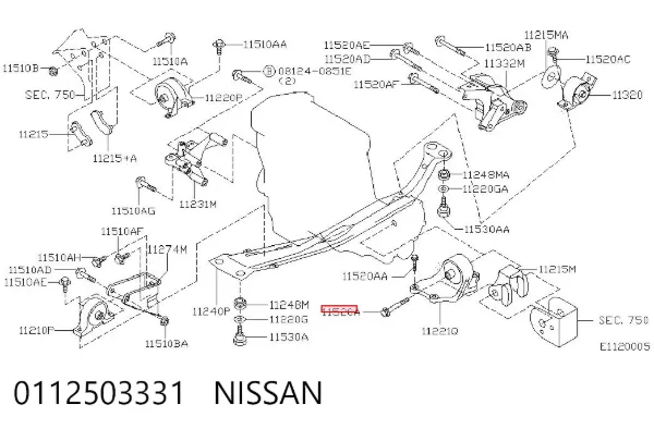  0112503331 Nissan/Infiniti