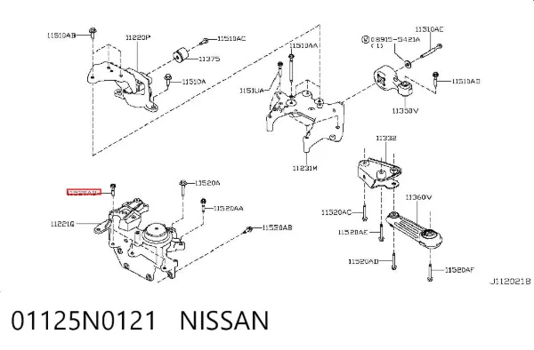  01125N0121 Nissan/Infiniti