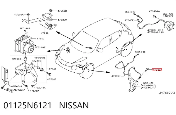  01125N6121 Nissan/Infiniti