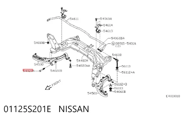  01125S201E Nissan/Infiniti