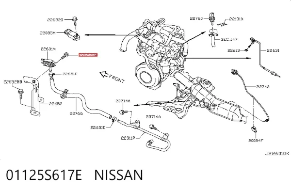  01125S617E Nissan/Infiniti