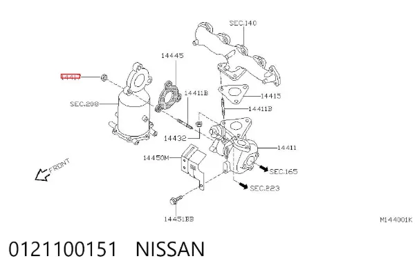  0121100151 Nissan/Infiniti