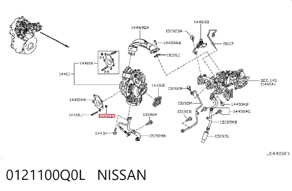  0121100Q0L Nissan/Infiniti