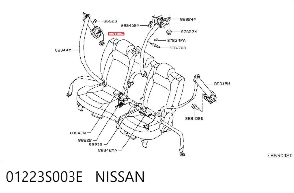  01223S003E Nissan/Infiniti