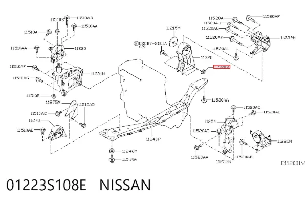  01223S108E Nissan/Infiniti