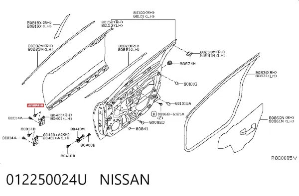  012250024U Nissan/Infiniti