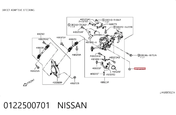  0122500701 Nissan/Infiniti