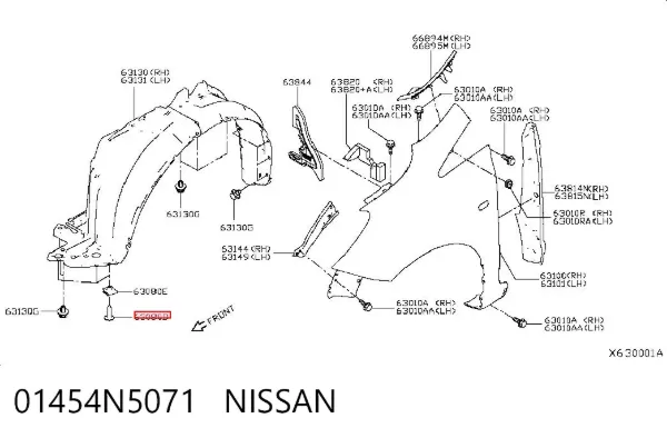  01454N5071 Nissan/Infiniti