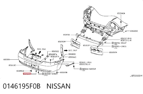  0146195F0B Nissan/Infiniti