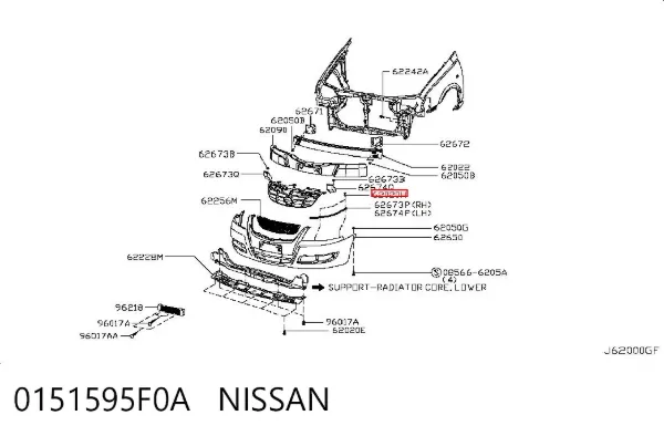  0151595F0A Nissan/Infiniti