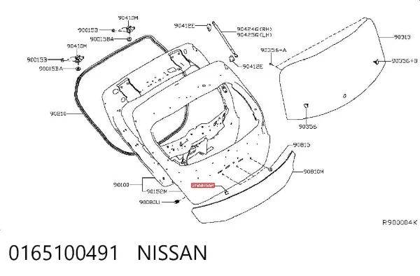  0165100491 Nissan/Infiniti